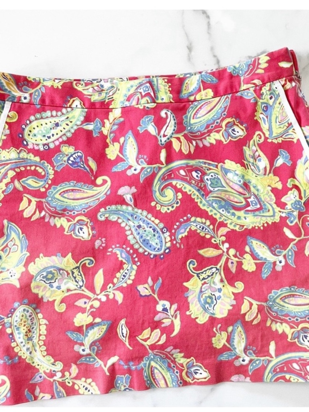 Polo Golf Ralph Lauren athletic paisley print skirt with stretch short skort - Picture 5 of 8